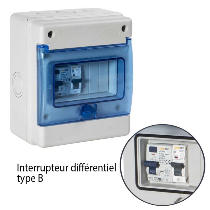 Coffret de protection pour coffret recharge 16A 3.7kW ref. 423742
