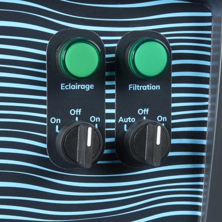 Coffret piscine filtration + éclairage + traitement de l'eau NALTO