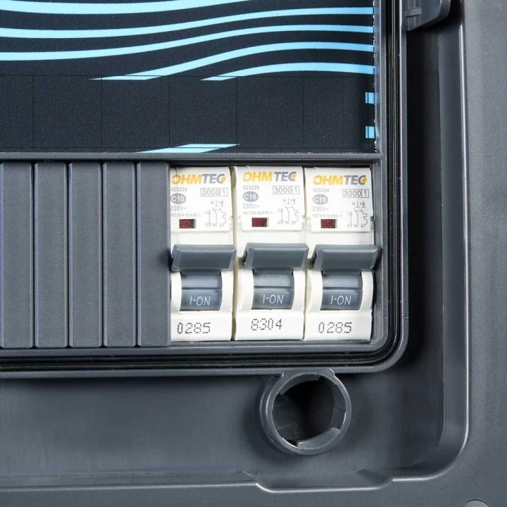 Coffret piscine pour filtration + éclairage + traitement de l'eau NALTO