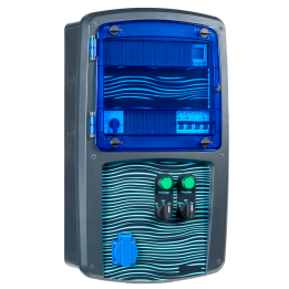 Coffret piscine pour filtration + éclairage + traitement de l'eau + pompe à chaleur NALTO
