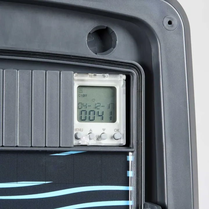 Coffret piscine pour filtration + éclairage + traitement de l'eau + pompe à chaleur NALTO