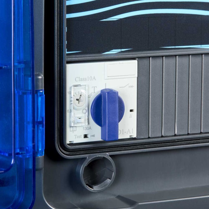 Coffret piscine pour filtration + éclairage + traitement de l'eau + pompe à chaleur NALTO