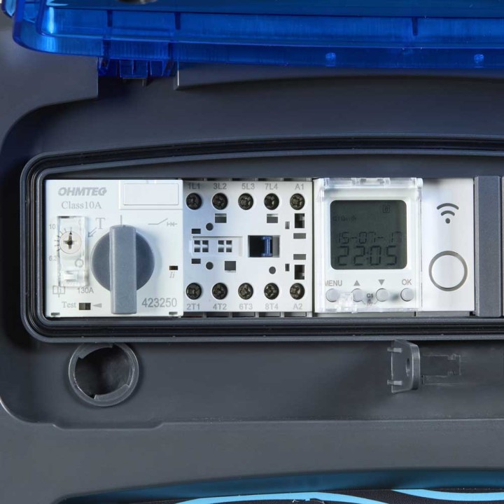 Coffret piscine pour filtration connecté + éclairage + traitement de l'eauNALTO