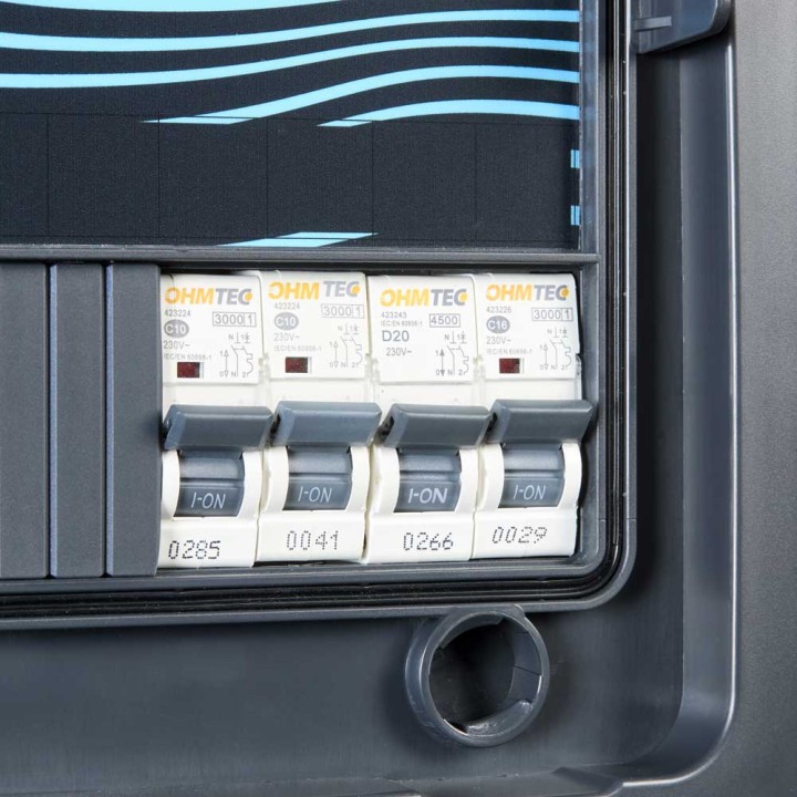 Coffret piscine pour filtration connecté + éclairage + traitement de l'eau + pompe à chaleur NALTO