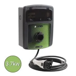 Coffret de recharge 3,7 kw avec controleur de charge et protection électrique + câble OHMTEC