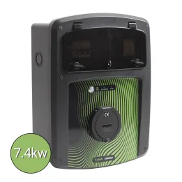 Coffret de recharge 7.4 kW avec contrôleur de charge et protection électrique OHMTEC