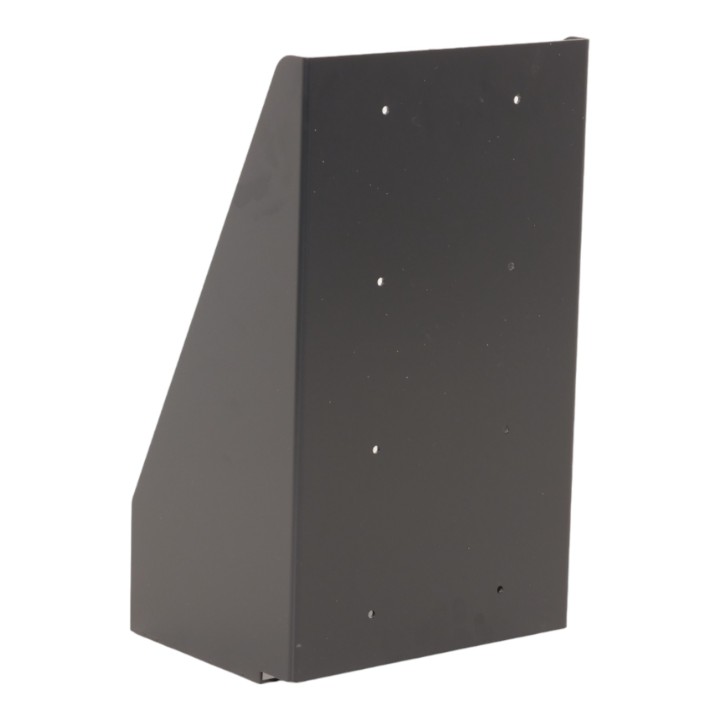 Suport de maintien pour borne métallique alu anthracite OHMTEC