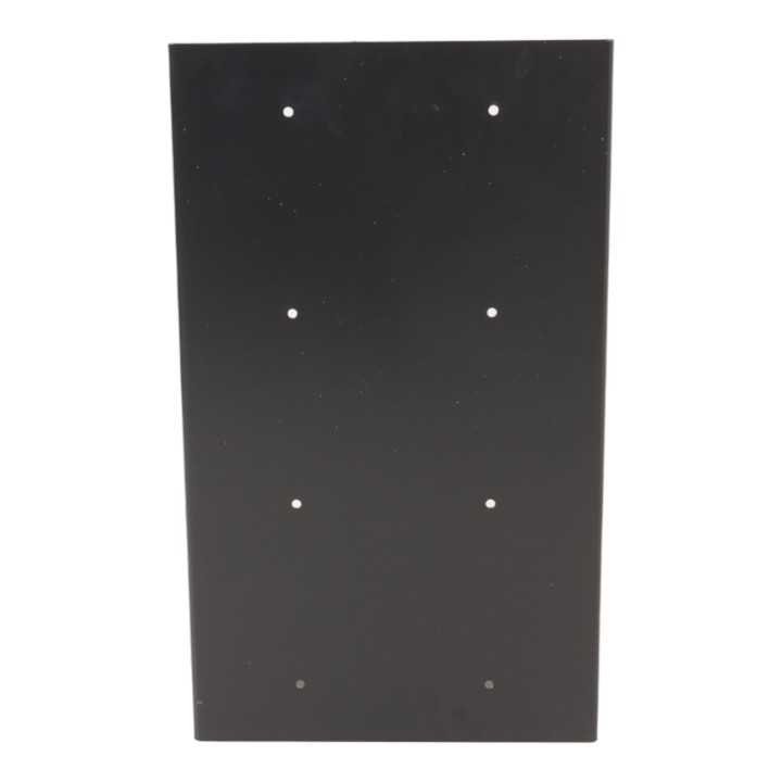 Suport de maintien pour borne métallique alu anthracite OHMTEC