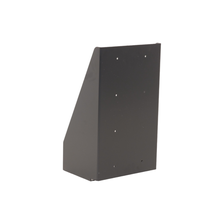 Suport de maintien pour borne métallique alu anthracite OHMTEC