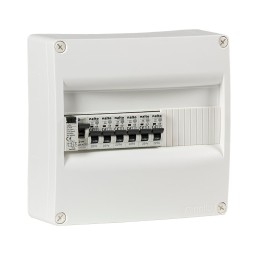 Tableau électrique équipé logement T1 rénovation 1 différentiel 40A + 6 disjoncteurs NALTO