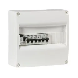 Tableau électrique équipé logement T1 rénovation 1 différentiel 40A + 6 disjoncteurs NALTO