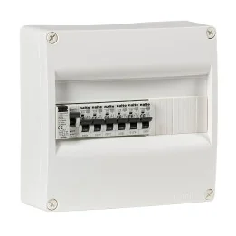 Tableau électrique équipé logement T1 rénovation 1 différentiel 63A + 6 disjoncteurs NALTO