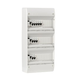 Tableau électrique équipé et câblé NF logement T4 à T5 neuf 3 différentiels + 10 disjoncteurs NALTO
