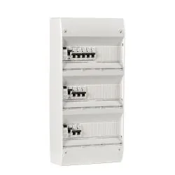 Tableau électrique équipé et câblé NF logement T4 à T5 neuf 3 différentiels + 10 disjoncteurs NALTO