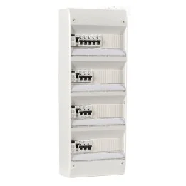 Tableau électrique équipé et câblé NF logement T5 et plus neuf 4 différentiels + 14 disjoncteurs NALTO
