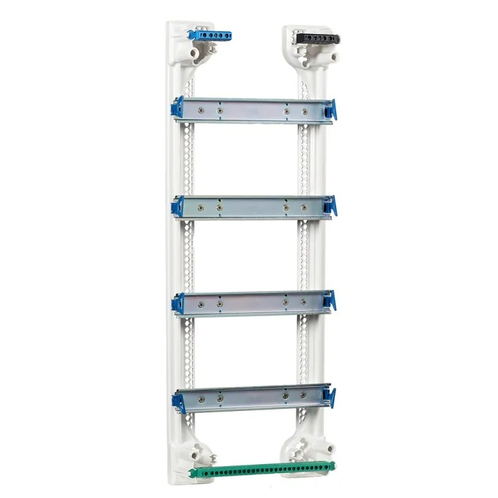 Tableau électrique vide 4 rangées - 52 modules à rail amovible NF NALTO