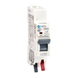 Disjoncteur 2A automatique 1P+N 4.5kA NALTO