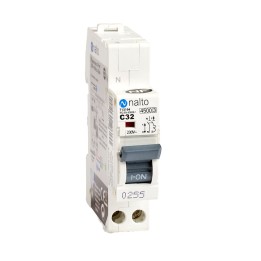 Disjoncteur 32A automatique 1P+N 3kA NALTO