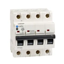 Disjoncteur tétrapolaire 16A - courbe C- 400V~