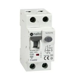 Disjoncteur Différentiel 20A - 30mA 1P+N Courbe C NALTO