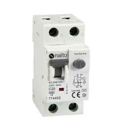 Disjoncteur Différentiel 20A - 30mA 1P+N Courbe C NALTO