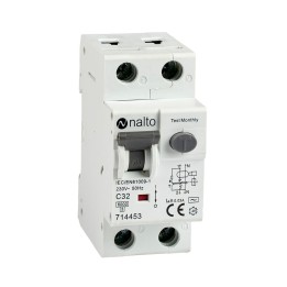 Disjoncteur Différentiel 32A - 30mA 1P+N Courbe C NALTO