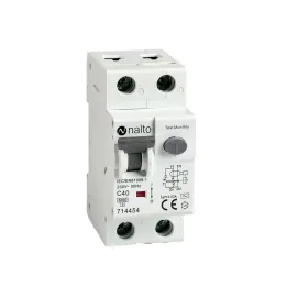 Disjoncteur Différentiel 40A - 30mA 1P+N Courbe C NALTO