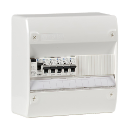 Tableau électrique équipé et câblé NF logement T1 neuf 1 différentiel 40A + 5 disjoncteurs NALTO