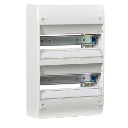 Tableau électrique vide 2 rangées 26 modules rail amovible NF NALTO