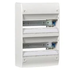 Tableau électrique vide 2 rangées 26 modules rail amovible NF NALTO