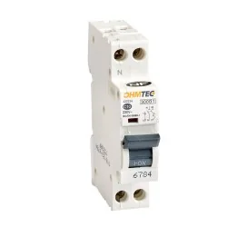 Disjoncteur 1P+N 10A 3kA NF OHMTEC