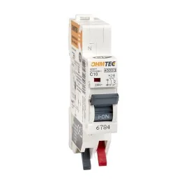 Disjoncteur 1P+N 4.5KA - 10A NF OHMTEC
