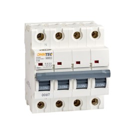 Disjoncteurs tétrapolaires 32A 4.5kA NF OHMTEC