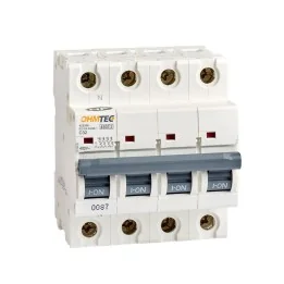 Disjoncteurs tétrapolaires 32A 4.5kA NF OHMTEC