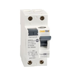 Interrupteur différentiel 63A 30mA type AC NF OHMTEC