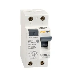 Interrupteur différentiel 63A 30mA type AC NF OHMTEC