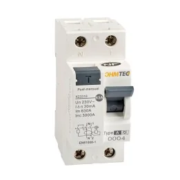 Interrupteur différentiel 63A 30mA type A NF OHMTEC