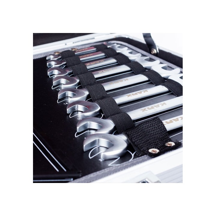 Jeu de 6 clés mixtes en acier chrome vanadium
