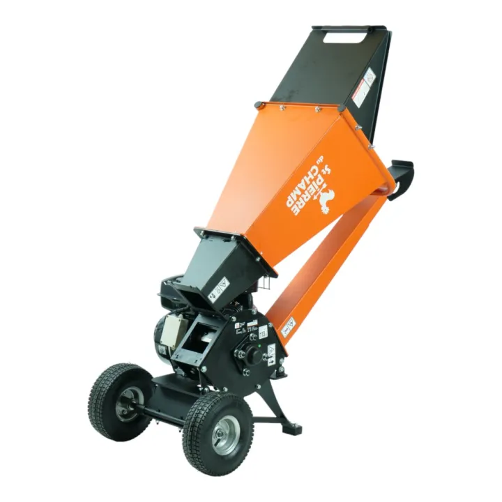 Broyeur de végétaux et de branches thermique essence 212cc 60mm ST PIERRE DU CHAMP