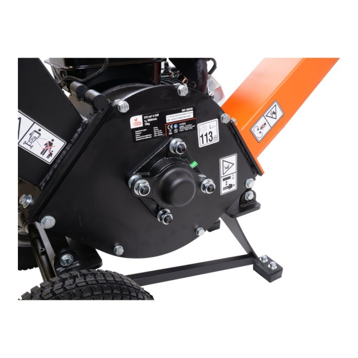 Broyeur de végétaux et de branches thermique essence 212cc 60mm ST PIERRE DU CHAMP