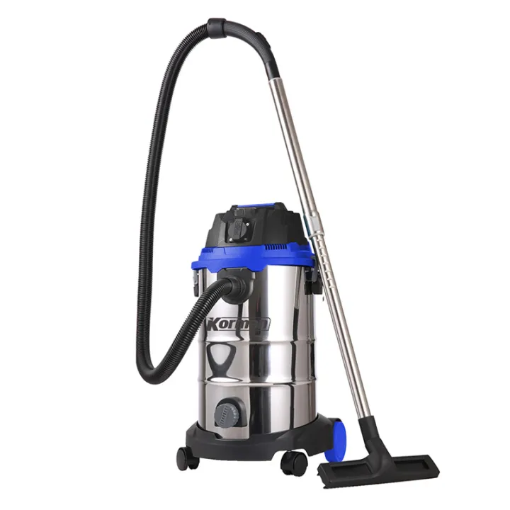 Aspirateur Eau et Poussière 1400W 30L Inox Prise synchro KORMAN