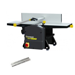 Pack Raboteuse Dégauchisseuse 1500W 254mm + Jeu de 2 fers STEINER