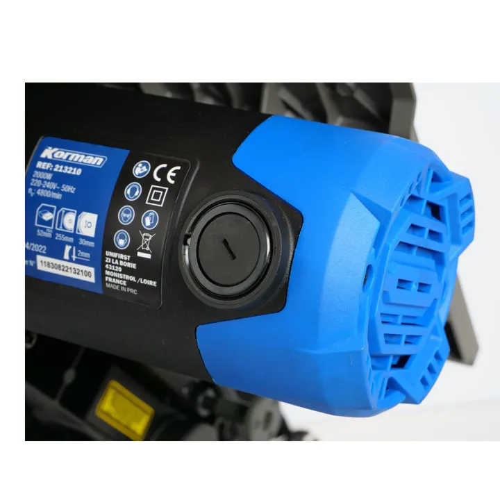 Scie à onglets avec table supérieure 2000W 255mm KORMAN
