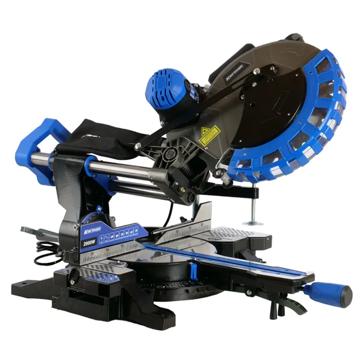 Scie à onglet radiale 2000W 305 mm laser double inclinaison KORMAN