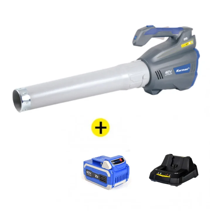 Souffleur Sans Fil 40V Li-ion + Batterie + Chargeur KORMAN TX