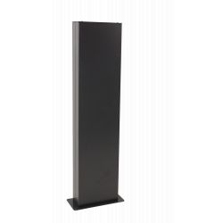 Borne métalique alu anthracite pour coffret de camping ou coffret de recharge OHMTEC