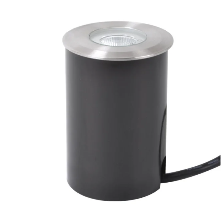 Spot Extérieur Encastrable Sol LED 3W Alu Brossé WOLTZ