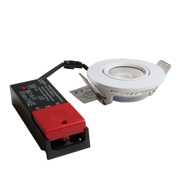 Spot blanc encastré orientable LED 6W RT 2012/RE2020