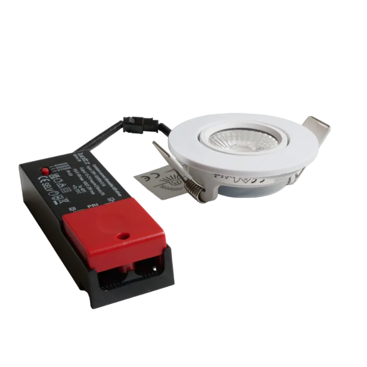 Spot blanc encastré orientable LED 6W RT 2012/RE2020
