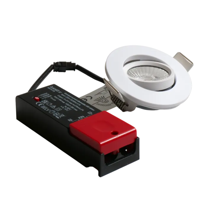 Spot blanc encastré orientable LED 6W RT 2012/RE2020